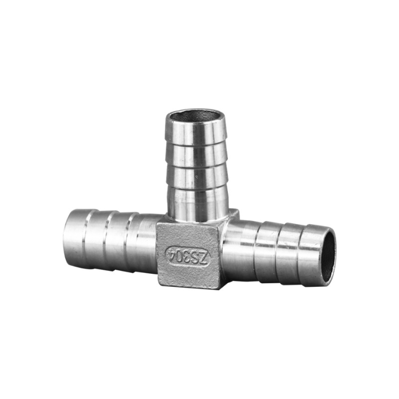 Roestvrijstalen weersbedste T-stukbuisfittingen drieweg slangaansluiting