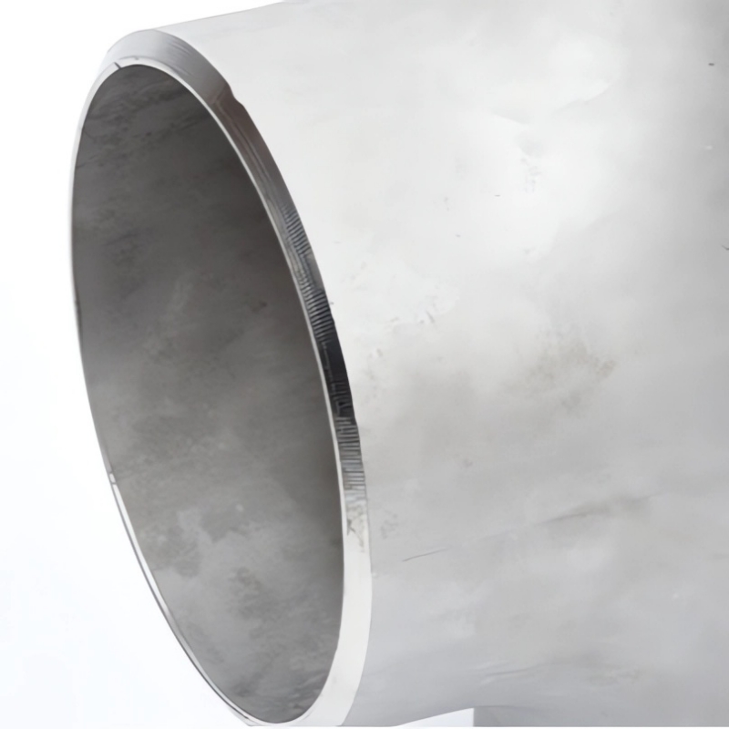 Roestvrij staal gelijk buiskruis met sockets met oplosmiddel